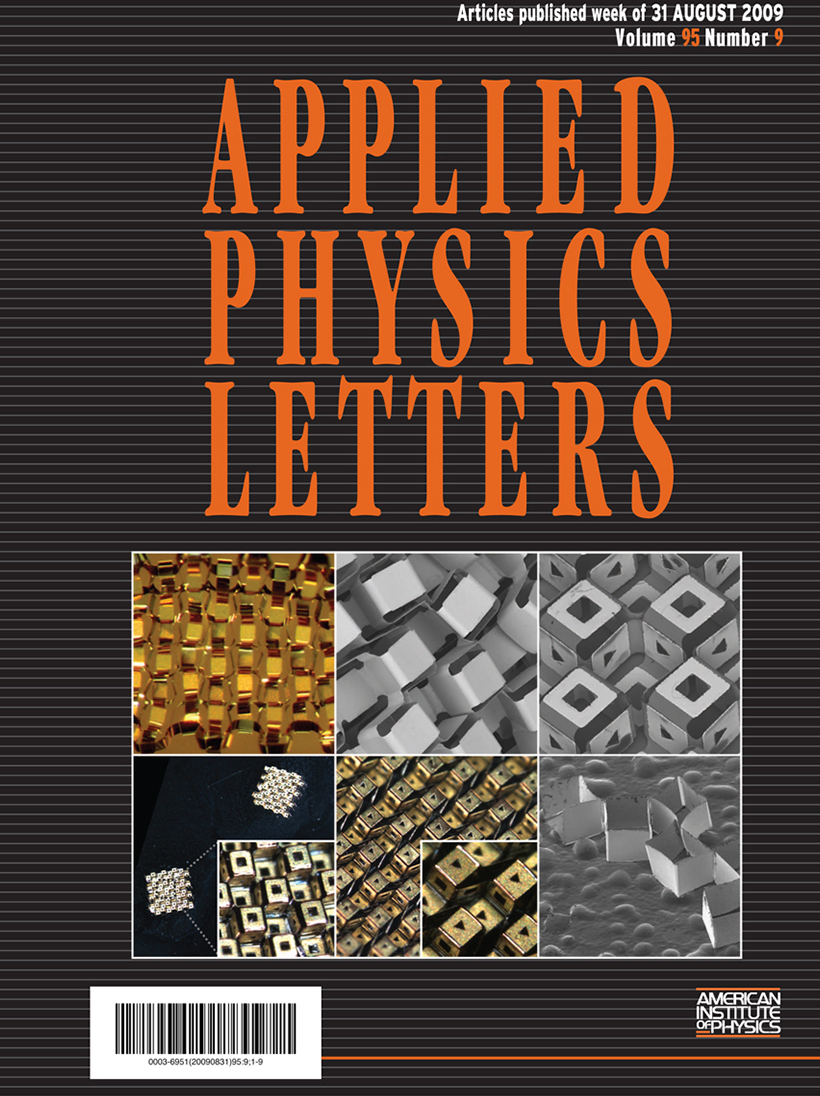 You are currently viewing Applied Physics Letters